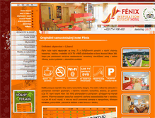Tablet Screenshot of hotelfenix.cz